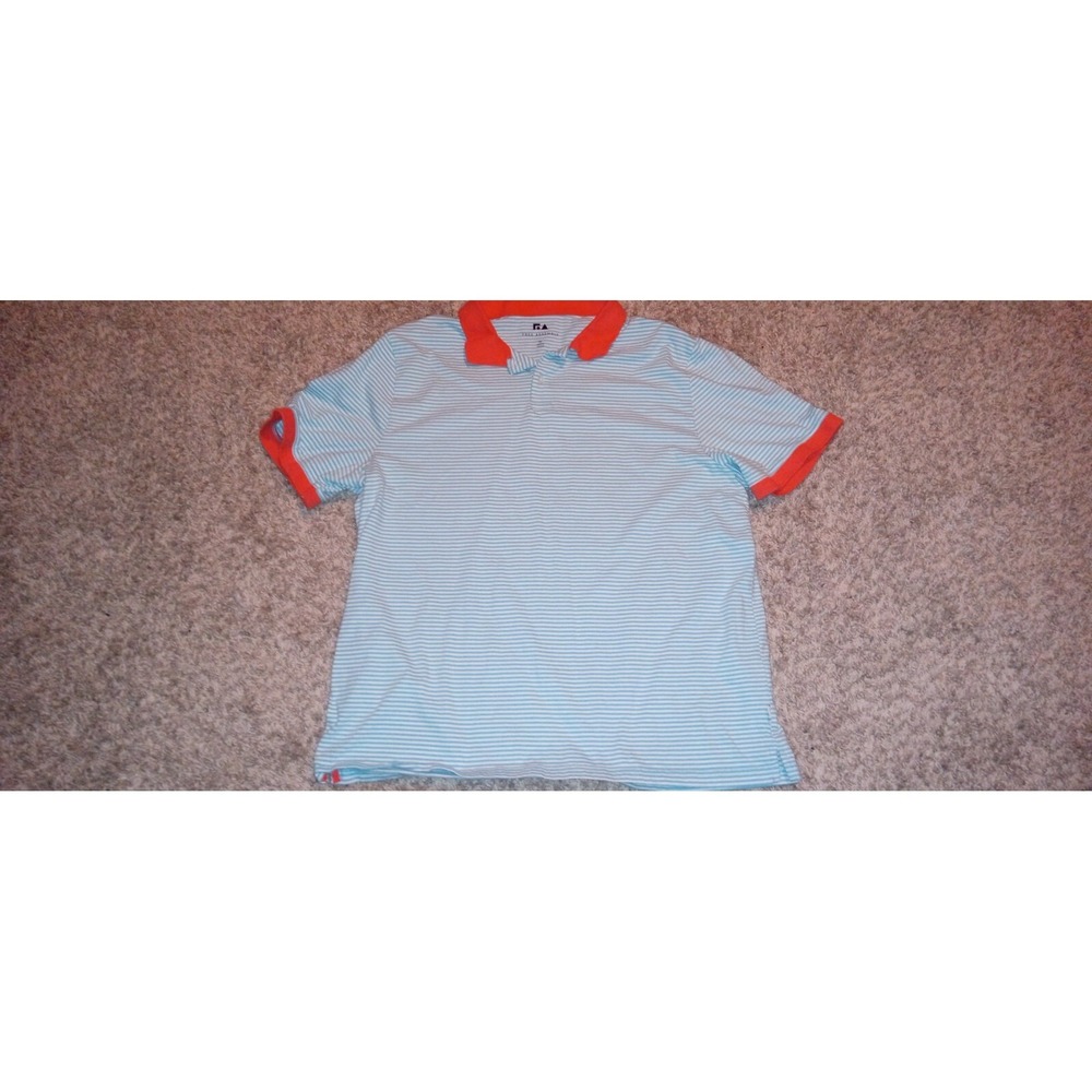 Free Assembly Mens Polo Shirt Size XL Collar Stripe College Golf College